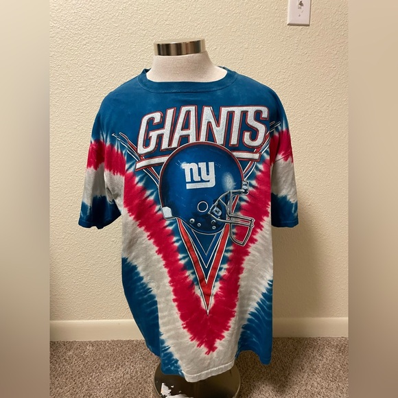 New York Giants‎ Tie Dye T-shirt NFL FOOTBALL Men’s Size XXL